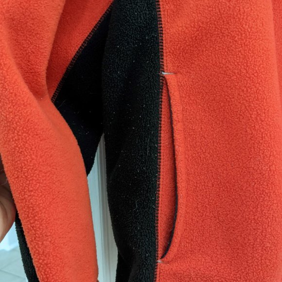 GAP red-black 1/4-zip Fleece Sweatshirt Men’s M - Picture 4 of 12